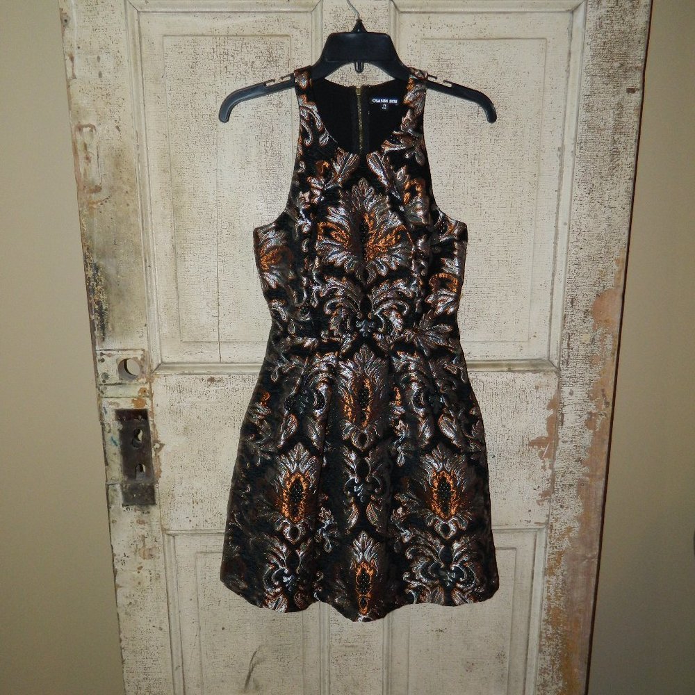 Gianni Bini Tapestry Sleeveless Cocktail Dress Size XS (BB-31)